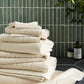 Super-Plush Turkish Cotton Bath Sheets - Set of 2 Vanilla 100% Cotton | Best Luxury Spa Towels 65"L x 40"W
